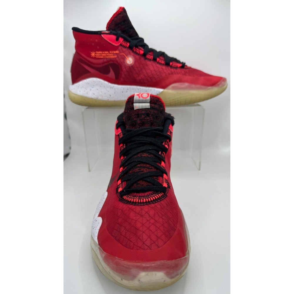 Nike Zoom KD 12 University Red/Black/White Basketball Shoes AR4229-600 Men Sz 10